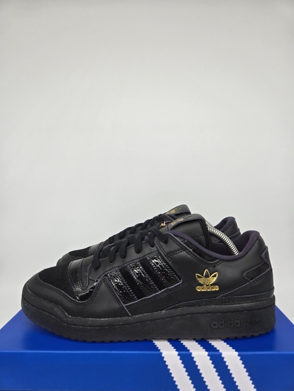 adidas Men's Forum 84 Low CL JQ1523 Core Black Shoes Size 9